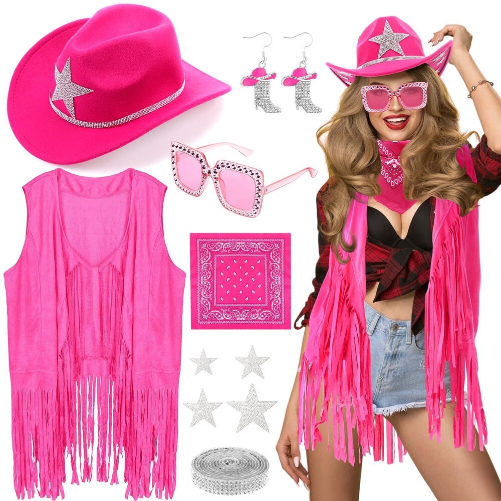 8494 Western Costume Accessoriess For Cowgirl Tassels Fringe
